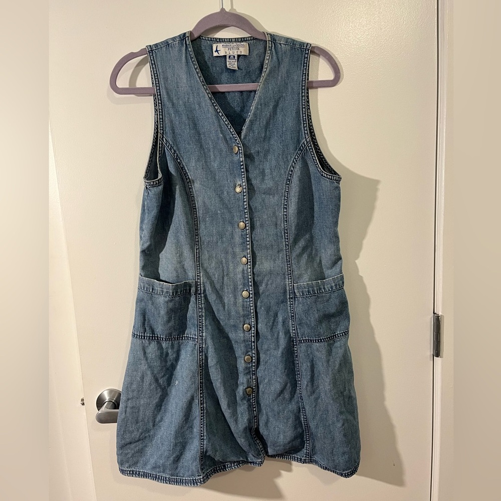 Marsh Landing Blue Denim Dress